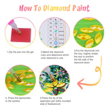 CHENISTORY 5D DIY Diamond Painting Kit Princess and Unicorn DIY Partial Special Shaped Drill Handmade Diamond Mosaic Art Gift