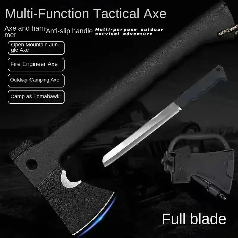 2024 New Discounted multifunctional camping tactics, outdoor jungle cutting, logging, firefighting, camping, vehicle mounted axe