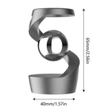 Gravity Defying Kinetic Fidget Spinners Office Desk Toy Desktop Stress Relief Toy Alloy Decompression Hypnosis Rotating Gyro