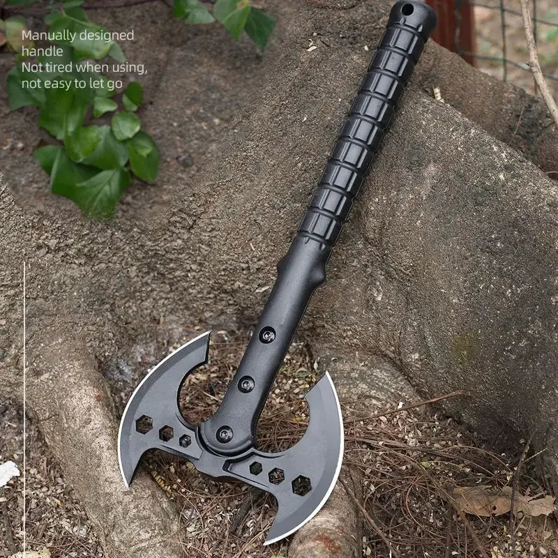New Outdoor EDC Portable Multifunctional Engineer Axe Camping Survival Tactical Axe Mountaineering Firefighting Hammer Car Tools