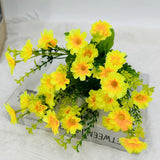 1 Bundle Artificial Flowers Outdoor UV Resistant Shrubs Plants Fake Flower Greenery for Office Kitchen Wedding Garden Decor