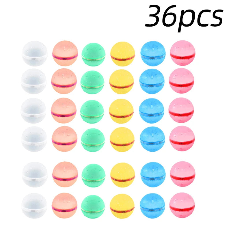 Reusable Magnetic Water Balloons Refillable Water Balloon Quick Fill Self Sealing Water Bomb Splash Balls for Kids Swimming Pool