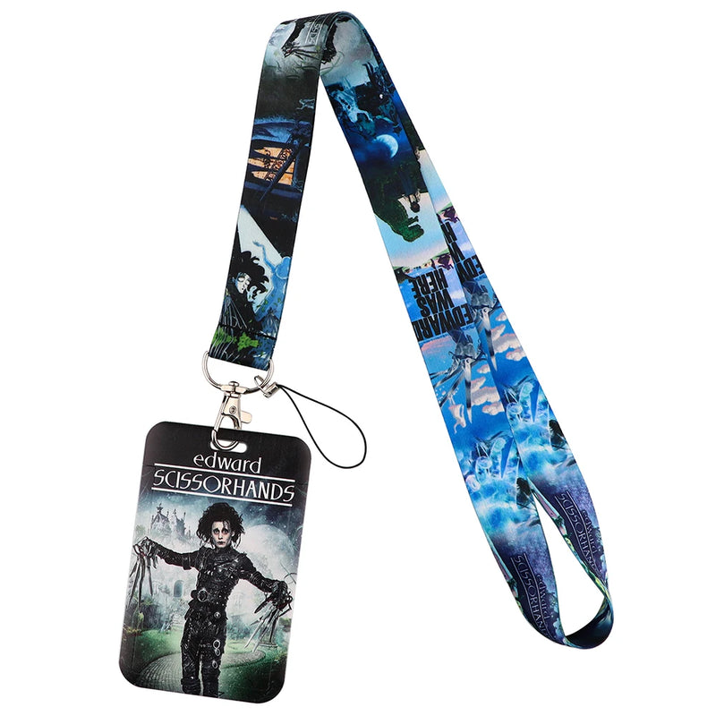 Killer Halloween Horror Movie Lanyard for Keychain ID Card Cover Passport Student Phone USB Badge Holder