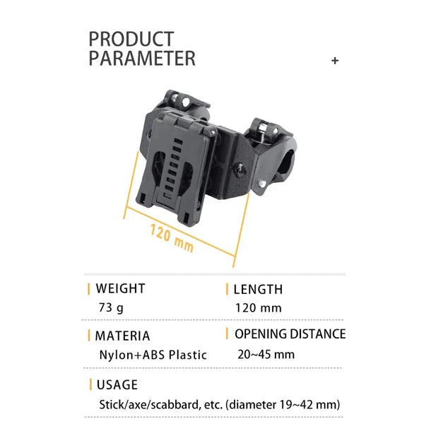 Multifunctional Stick Holder Tacical Adjustable Molle Clip Samurai Knife Tools Cover Portable Outdoor Survival Gear For Belt