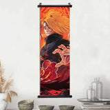 Akatsuki Hot Japanese Anime Poster Scroll Canvas Wall Hanging Painting Home Decor Itachi  Art Room Decoration Kid Gift Didara