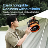 New 6 in 1 Outdoor Camping Fan 20000mAh Rechargeable Portable Wireless Tent Ceiling Fan 4 Speed Adjustment with Hook & LED Light
