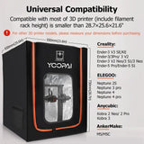 YOOPAI 3D Printer Enclosure with LED light For Creality Ender series Fireproof Dustproof Constant Temperature  Easy install