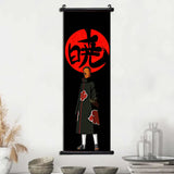 Akatsuki Hot Japanese Anime Poster Scroll Canvas Wall Hanging Painting Home Decor Itachi  Art Room Decoration Kid Gift Didara