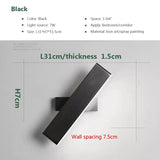 Modern LED Wall Lamp Rotation For Living Dining Room Bedroom Bedside Aluminum Wall Light Indoor Home Decor Wall Sconce Luster