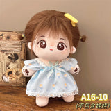 Doll Clothes For 20cm Idol Cotton Doll Outfit Accessories Bunny Onesie Jk Uniform Skirt Clothes DIY Collection Gift Without Doll