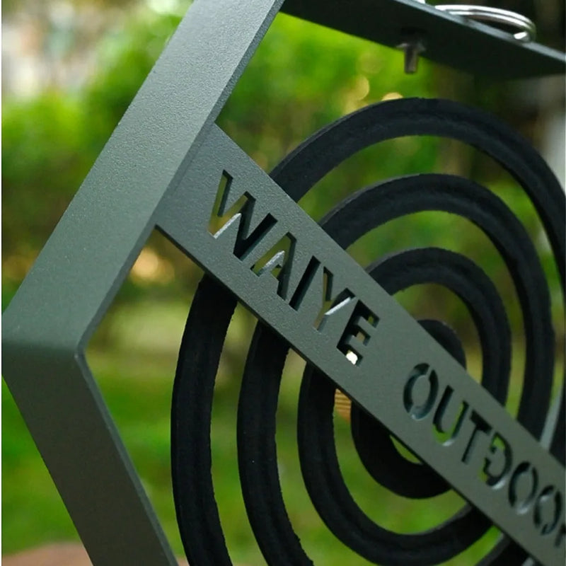 New Outdoor Mosquito Coil Tray Camping Tools Tourist Hiking Mosquito Coil Holder Camping Supplies Hanging Mosquito Coil Holder