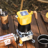 Small Espresso Maker Stovetop - Aluminum Moka Pot 2 Cup, Portable Espresso Coffee Pot Coffee Maker for Camping Travel