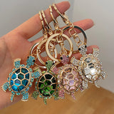 Funny Tortoise Key Ring Women's Luxury Bag Keychain Souvenir Gift for Girlfriend Marine Animals