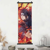 Akatsuki Hot Japanese Anime Poster Scroll Canvas Wall Hanging Painting Home Decor Itachi  Art Room Decoration Kid Gift Didara