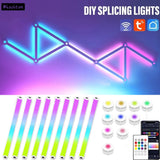 WIFI RGB Backlight Decorative Light Bar LED DIY Splicing Wall Lights Atmosphere Night Lamp Music Rhythm TV Bedroom Game Room
