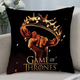 TV-G-GamES Of T-ThroneS Pillow Case Short Plush Pillow Covers Sofa Decorative Gift Home Double-sided Printing Cushion Cover