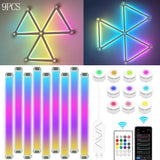 WIFI LED Smart Wall Lamp RGBIC Light Bar DIY Atmosphere Light Starry Sky Lamp App Music Rhythm TV Backlight Bedroom Game Light