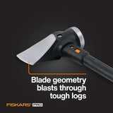 8lb. Wood Splitting Maul - 36" Shock Control SoftGrip Handle - Wood Splitter Tool and Maul for Splitting Wedge - Black/Orange