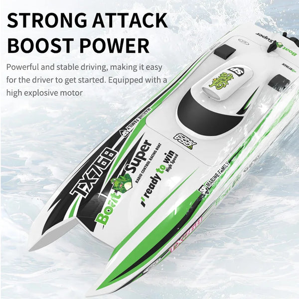 TX768 RC Boat 2.4G Brushless High Speed Remote Control Ship 30km/h Professional Speedboat Watercraft Toys for Children Boys Gift