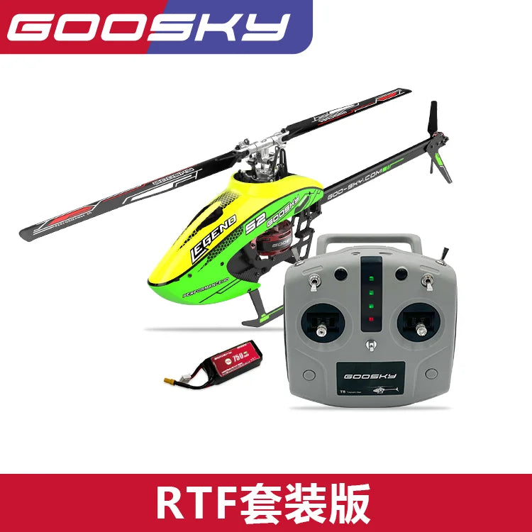 Rc Helicopter Plane Remote Control Aircraft Airplane Men Children Toy Radio Flying Wireless Professional Goosky S2 BNF/RTF  Heli