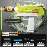 Electric UZI Flamethrower Water Gun Toy High-Power Full Automatic Water Shooter Outdoor Games for Kids Adults Summer Fun Toys