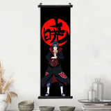 Akatsuki Hot Japanese Anime Poster Scroll Canvas Wall Hanging Painting Home Decor Itachi  Art Room Decoration Kid Gift Didara