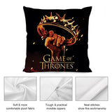 TV-G-GamES Of T-ThroneS Pillow Case Short Plush Pillow Covers Sofa Decorative Gift Home Double-sided Printing Cushion Cover