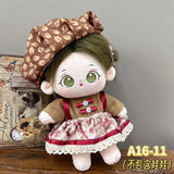 Doll Clothes For 20cm Idol Cotton Doll Outfit Accessories Bunny Onesie Jk Uniform Skirt Clothes DIY Collection Gift Without Doll