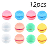 Reusable Magnetic Water Balloons Refillable Water Balloon Quick Fill Self Sealing Water Bomb Splash Balls for Kids Swimming Pool