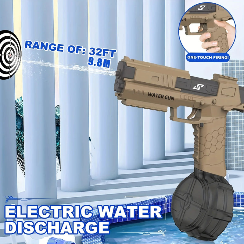 Electric Water Gun Pistol,434CC+58CC,Automatic High Performance Spray Gun,Water Blaster Summer Swimming Pool Beach Outdoor