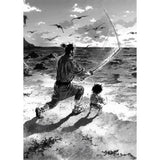 Vagabond Manga Cool Janpan Samurai Poster Sticky Wall Art Printing Waterproof Home Living Bed Room Bar Aesthetic Decor