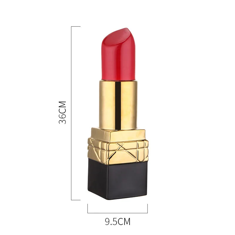 Creative Lipstick Vase Ceramic Dried Flower Flower Arrangement Accessories Countertop Vase Modern Home Living Room Decoration