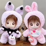 Doll Clothes For 20cm Idol Cotton Doll Outfit Accessories Bunny Onesie Jk Uniform Skirt Clothes DIY Collection Gift Without Doll