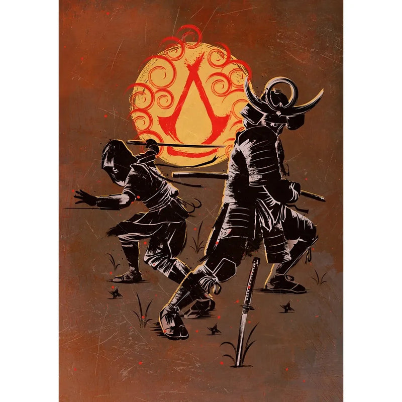Game Assassin C-Creed Poster Home Living Room Wall Art Garage Room Decor