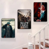 Movie P-Peaky B-Blinders Poster HD art sticky wall waterproof home living room bedroom bar aesthetic decoration