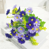 1 Bundle Artificial Flowers Outdoor UV Resistant Shrubs Plants Fake Flower Greenery for Office Kitchen Wedding Garden Decor