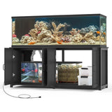 180-200 Gallon Large Fish Tank Stand, Aquarium Stand with 72"*24" Tabletop Fits 125/150/180/200 Volumns Aquariums,2200LBS Capac
