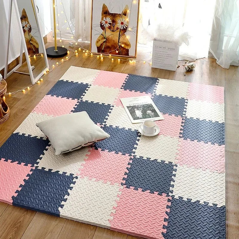 12pcs Foam Baby Play Mat Puzzle Mat Kids Interlocking Exercise Tiles Rugs Floor Tiles