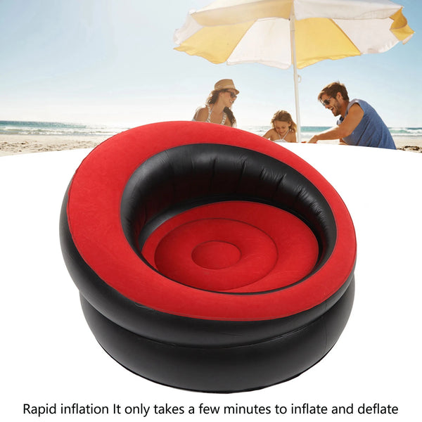 Inflatable Couch Inflatable Sofa Chair PVC Widely Applicable Ergonomic Design Fast Inflation for Living Room