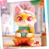 Anime New Cassy Cat Drinks Series Mystery Box Anime Original Figure Collection Model Desktop Ornaments Doll Toys