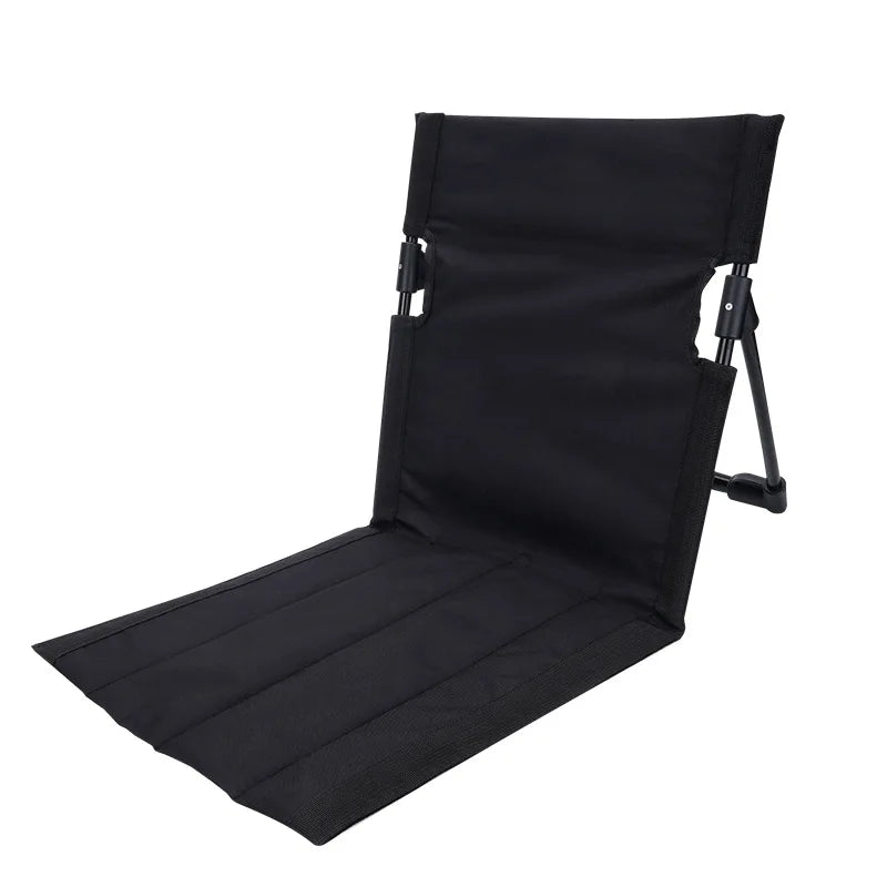 Outdoor Camping Aluminum Alloy Folding Cushion Convenient Lawn Chair Beach Chair Backrest Balcony Rest Chair outdoor furniture