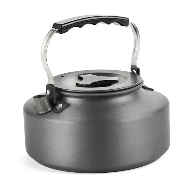 1.6L Portable Water Kettle Water Pot Teapot Coffee Pot Indoor Aluminum Alloy Tea Kettle Outdoor Camping Hiking Picnic Pot