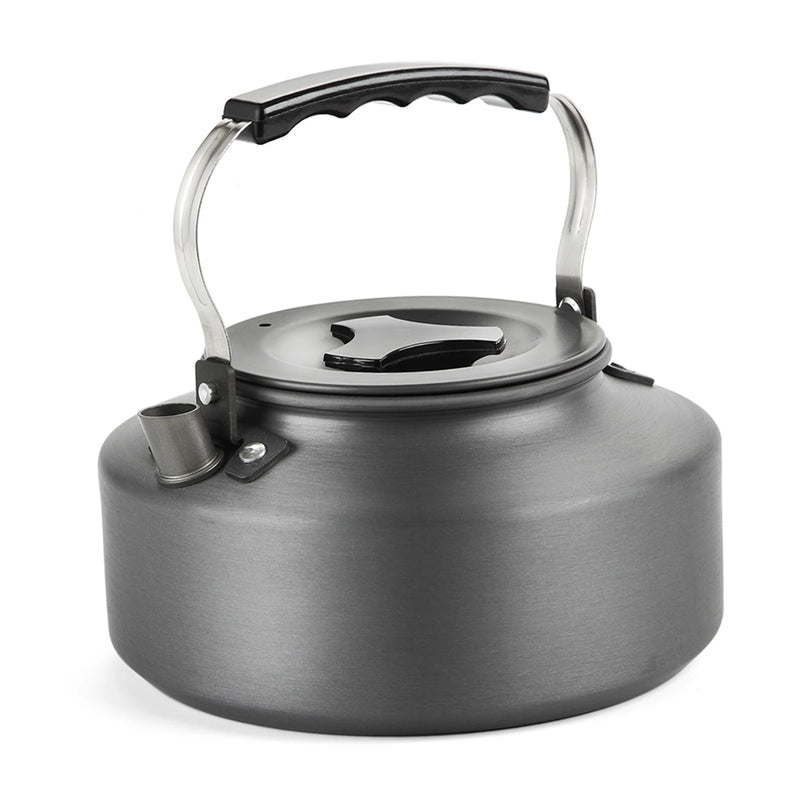 1.6L Portable Water Kettle Water Pot Teapot Coffee Pot Indoor Aluminum Alloy Tea Kettle Outdoor Camping Hiking Picnic Pot