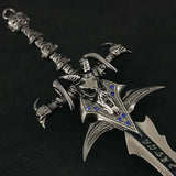 Frostmourne Swords World of Warcraft Lich King Weapon Sheepshead Sword Gift Box Metal Katana Model Safety Knife Studded Toys Boy