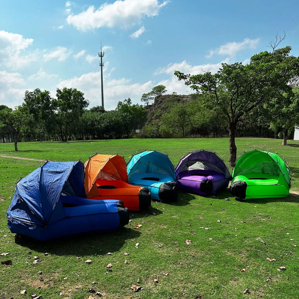 New lazy inflatable sofa mattress, outdoor beach inflatable lazy sofa portable