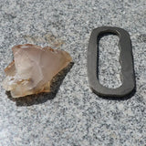 High Carbon Steel Striker Flint Primitive Fire Starter Camping Outdoor Lighter Camping Survival Gear (NO STONE)