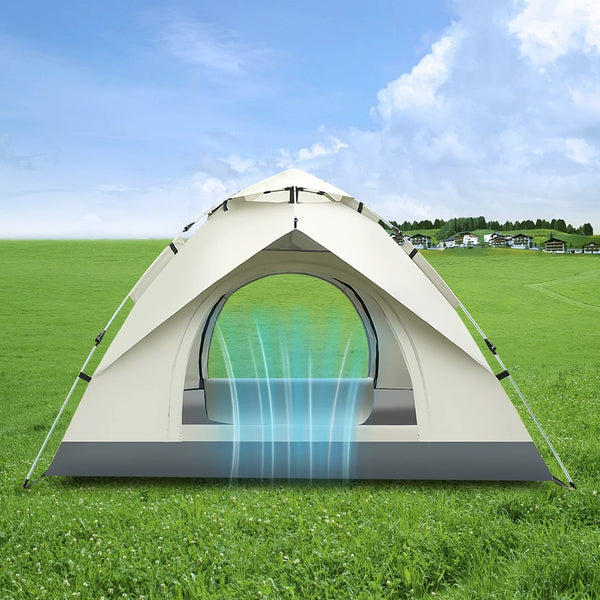 Outdoor Camping Tent Fully Automatic Quick Open Waterproof Lightweight Tent Portable Collapsible UV Protection Easy Set Up Tents