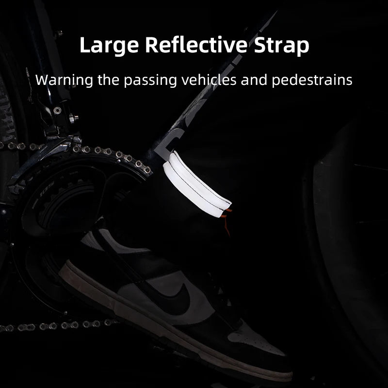 ROCKBROS Cycling Pants Leg Band Ankle Strap Adjustable Buckle High Elastic Safety Protection Leg Clip Band Cycling Trousers Band