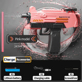 Electric UZI Flamethrower Water Gun Toy High-Power Full Automatic Water Shooter Outdoor Games for Kids Adults Summer Fun Toys