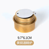 Camping Bulin Bronze Alcohol Burner Ultralight Solid Spirit Stove